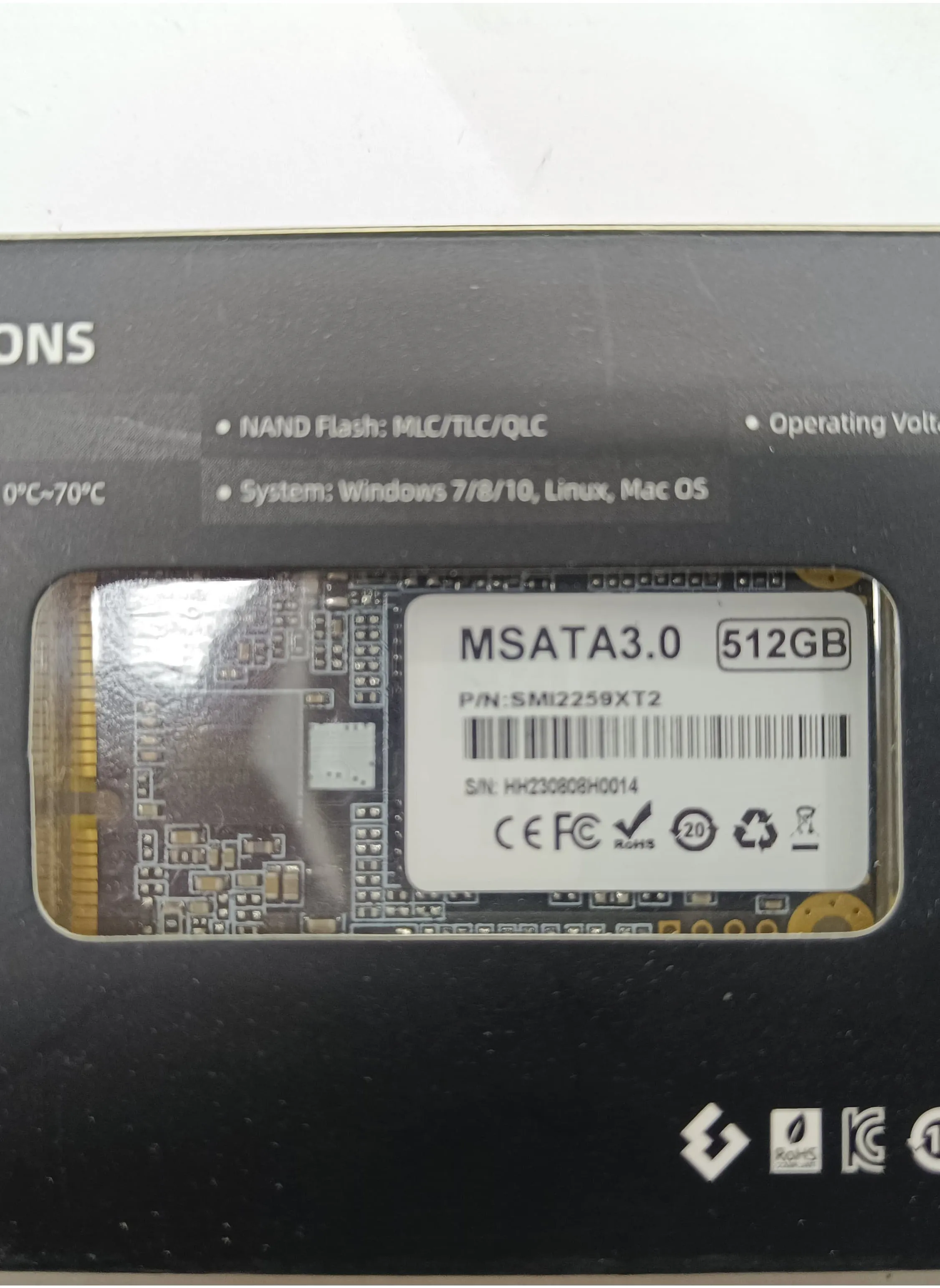 M SATA3.0 512 GB  M.2-2