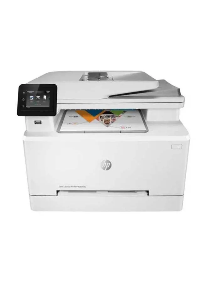 طابعة MFP M283fdw من اتش بي، ليزر جيت برو ملونة، متعددة الوظائف: طباعة ليزر ملونة، ‎مسح ضوئي، نسخ، فاكس و‎‎ واي فاي أبيض-1