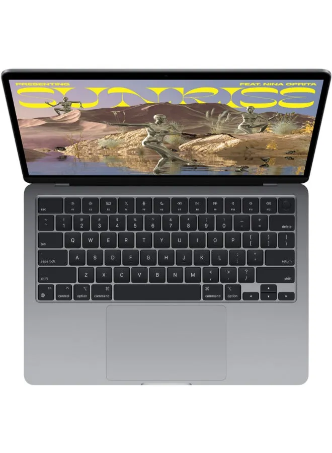 MacBook Air MLXX3 13.6-Inch Display : Apple M2 chip with 8-core CPU and 10-core GPU, 512GB/ English Keyboard(International version) Space Grey-2