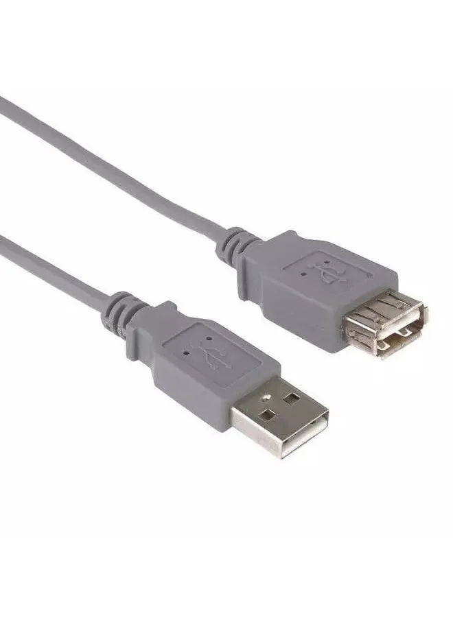 كابل ذكر إلى أنثى  تمديد USB بريميوم  للاتصال باللون الرمادي 15M-1