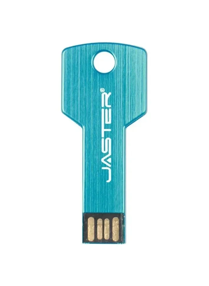 Metal Key Shape USB 2.0 Flash Drives Waterproof Memory Stick, Real Capacity U Disk High Speed Storage 64GB-1