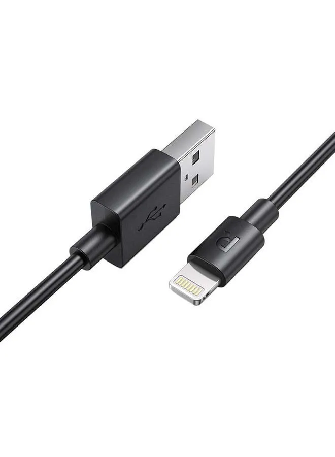 كابل شحن ومزامنة بيانات USB معتمد من أبل أسود-2