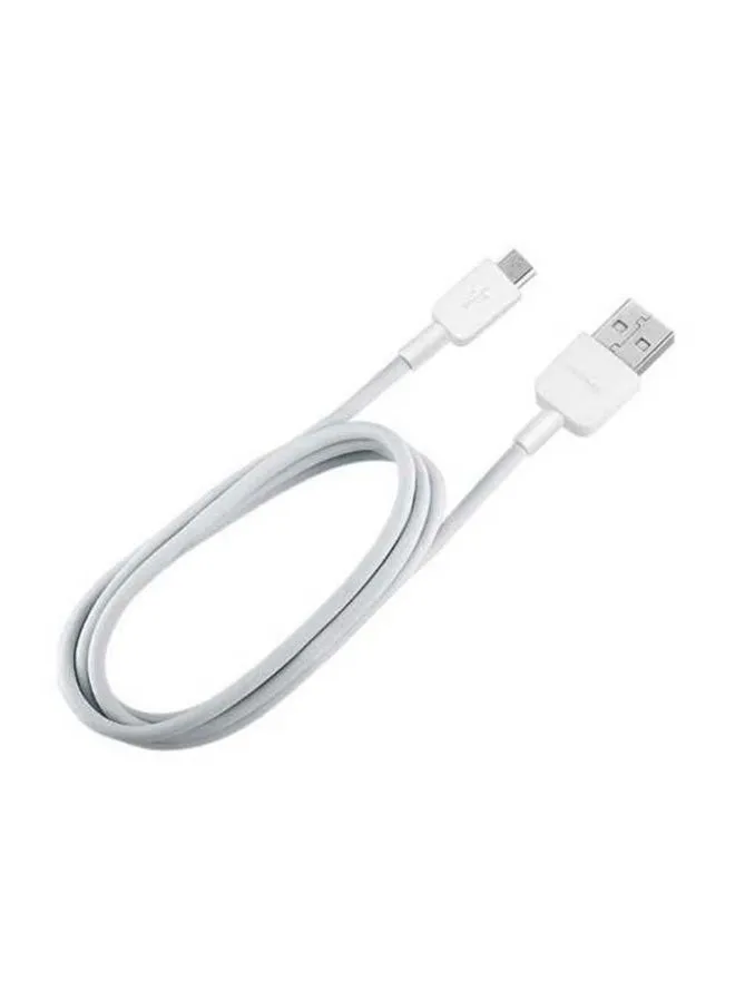 موصل كابل Micro USB بسُمك أبيض-1