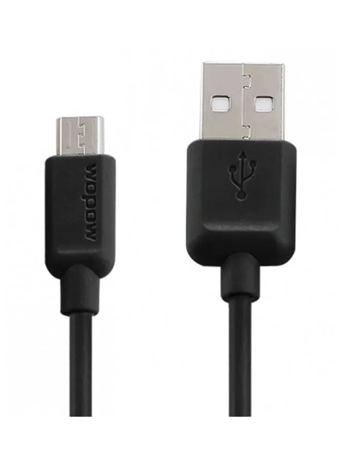 كابل شحن مايكرو USB لأجهزة سامسونج أسود-2