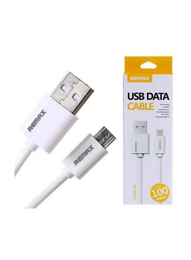 كابل Micro USB للشحن ومزامنة البيانات أبيض-2