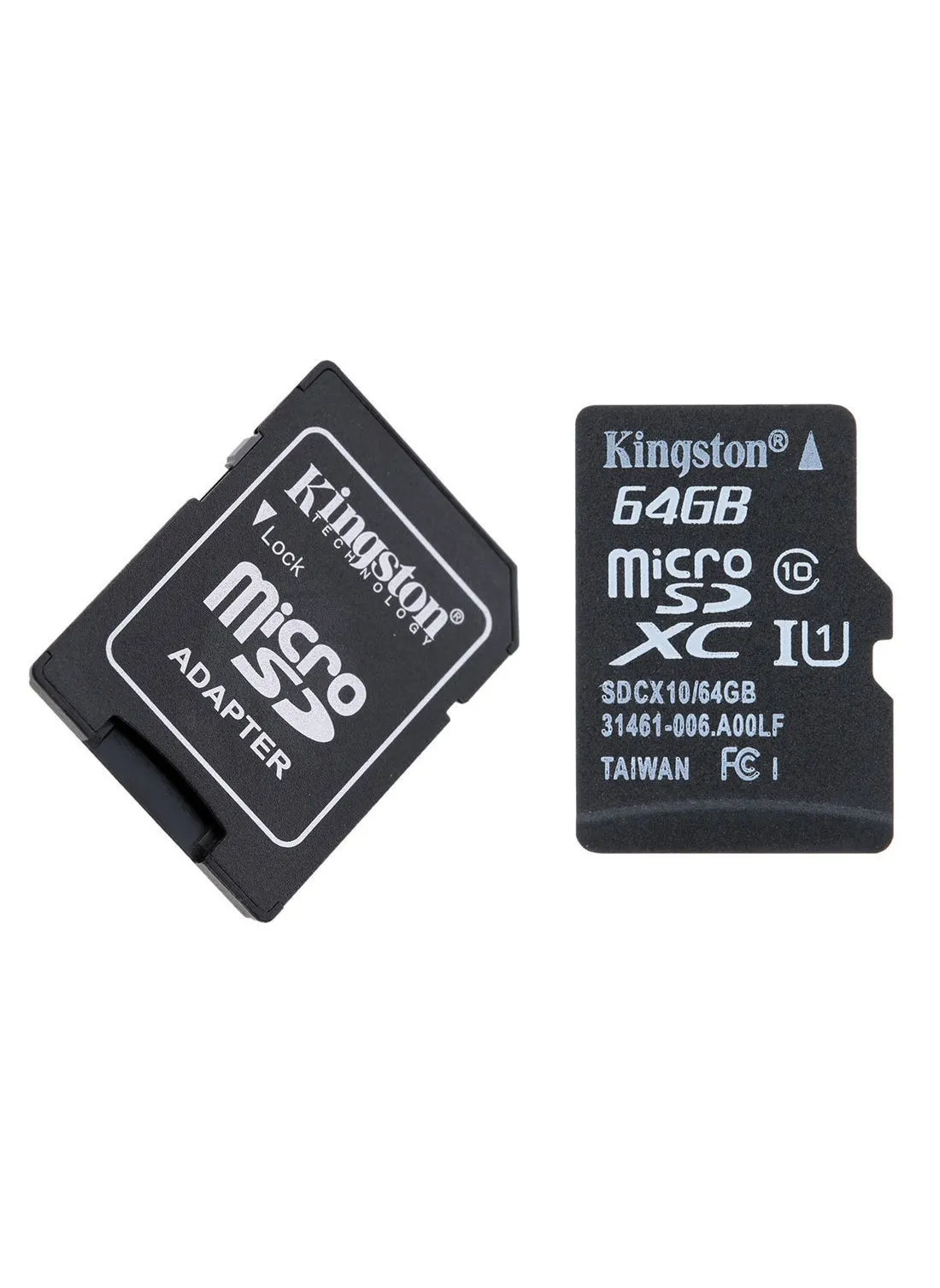 MicroSDXC Memory Card With Adapter Black-1