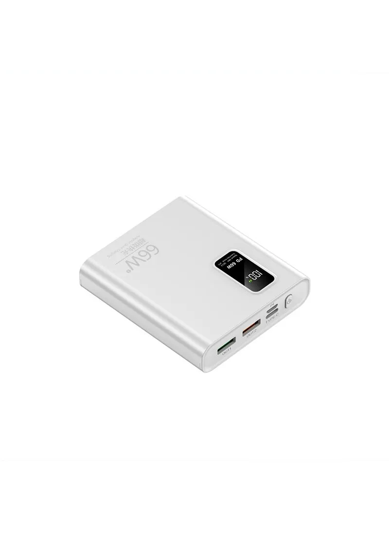 Mini PD 66W Bi-directional Fast Charge 20000mAh Power Bank White-1