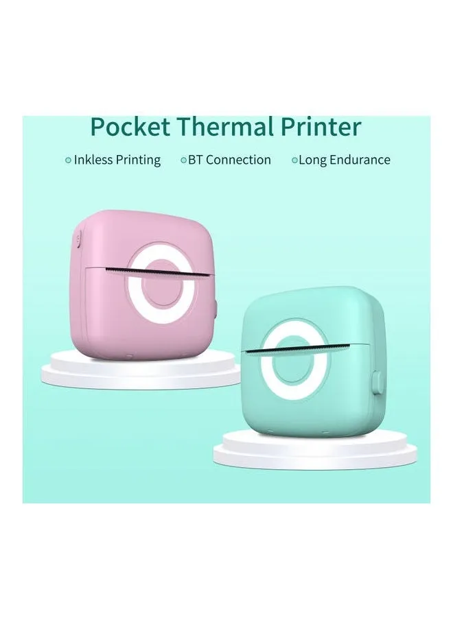 Mini Pocket Photo Printer Pink-2