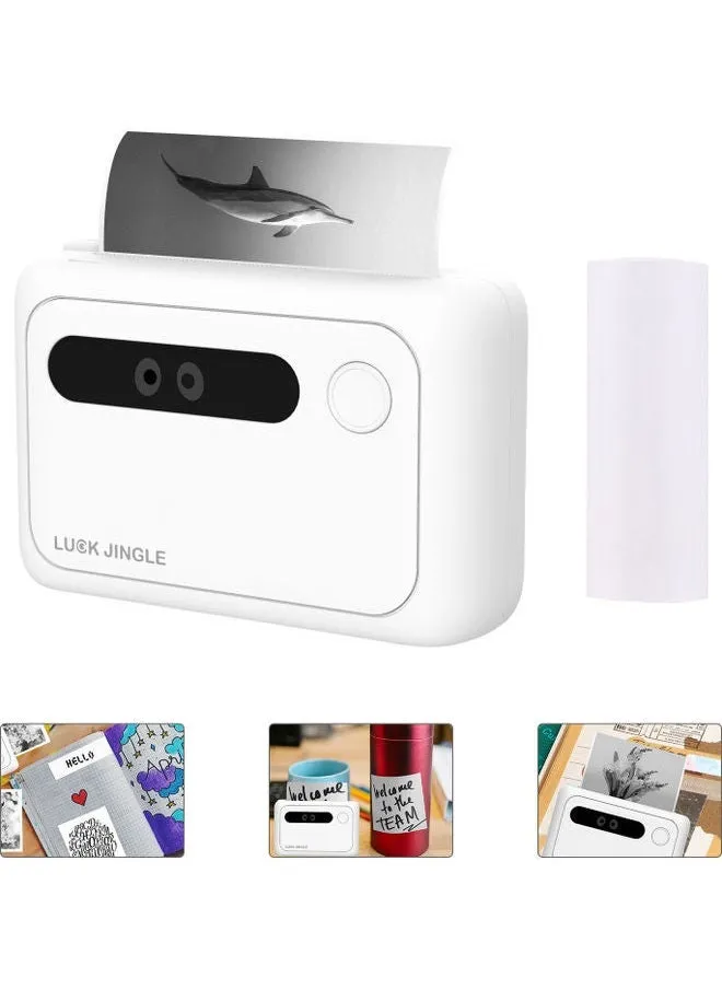 Mini Portable Mobile Pocket Photo Printer White-1