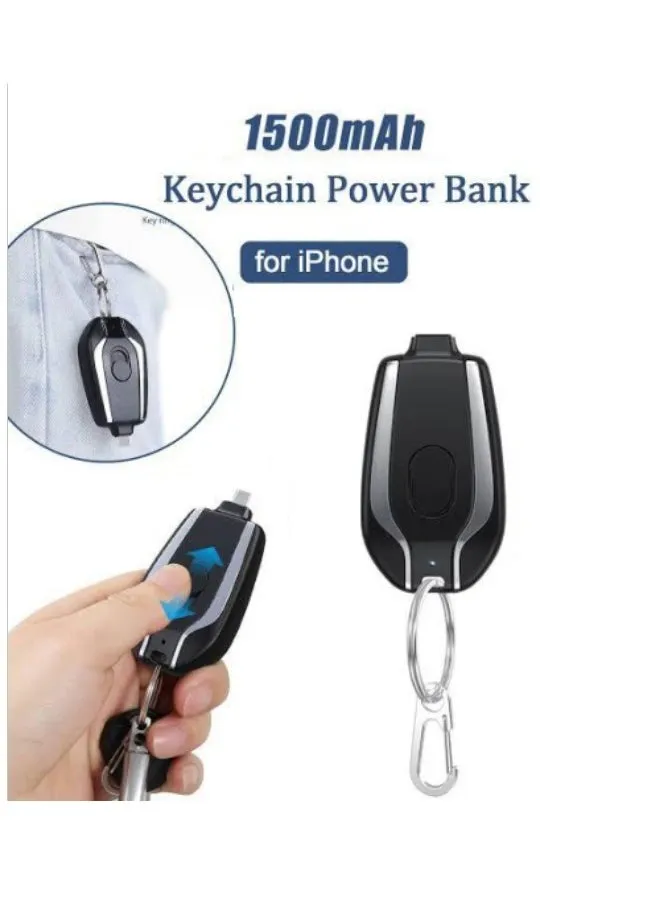 Mini Power Emergency Pod Keyring for iPhone Fast Charging Power Bank-1