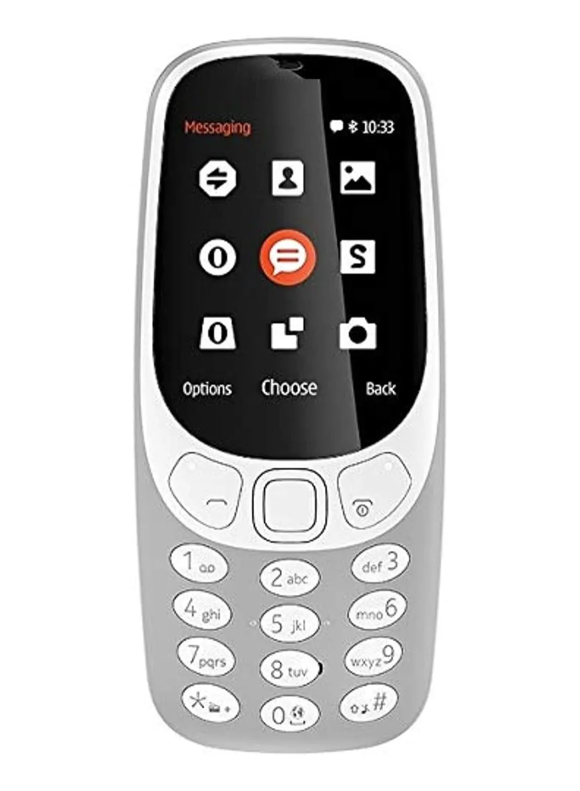 موبايل 3310 رمادي أبيض 4G-1