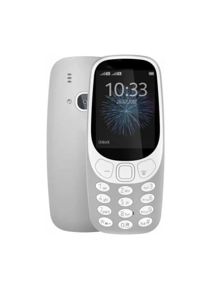 موبايل 3310 رمادي أبيض 4G-2