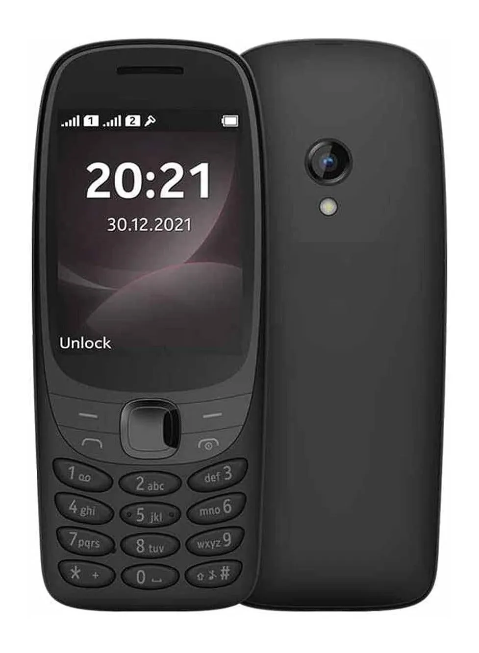 موبايل 6310 اسود 4G ثنائي الشريحة-1