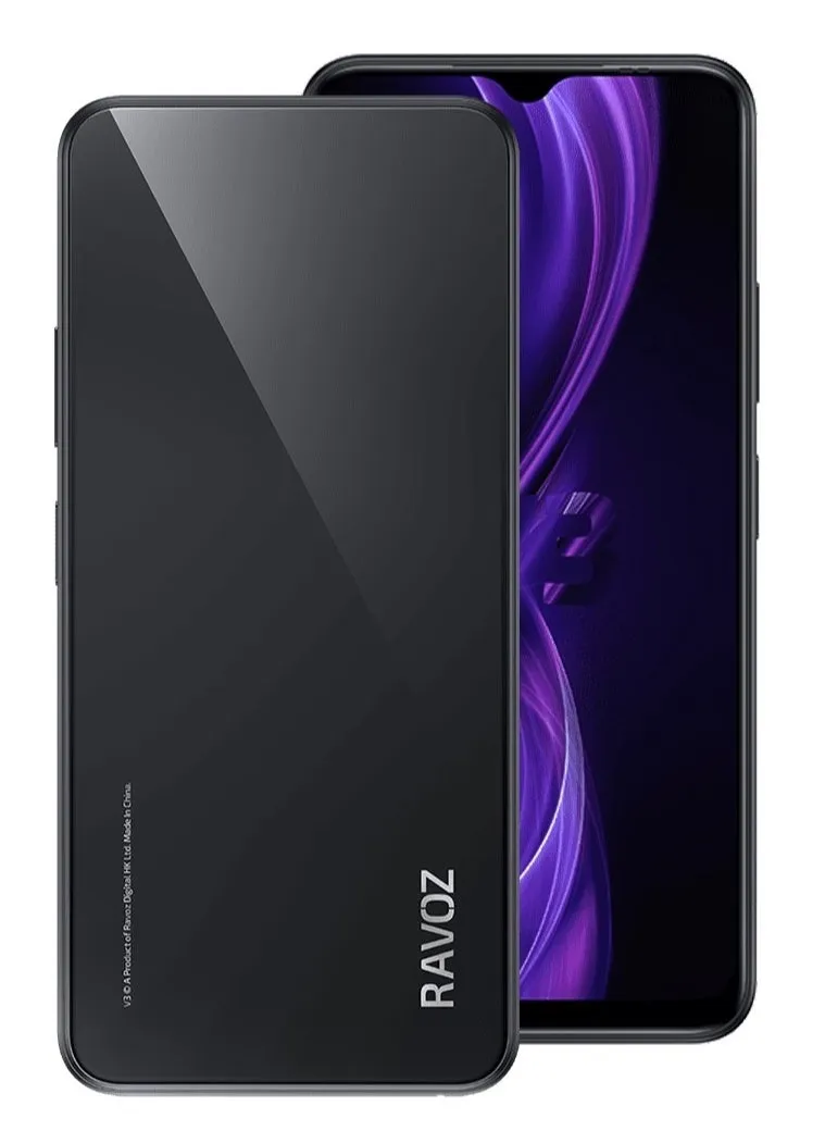 Mobile phone without camera and without GPS from RAVOZ, 128 GB memory, 12 RAM (6+6), 5000 mAh battery, 6.517 inch screen, supports two nano SIM cards Supports Android operating system-1