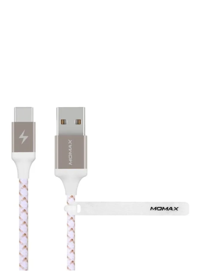 كابل MOMAX ZERO Type-C إلى USB بطول 1 متر - ذهبي-1