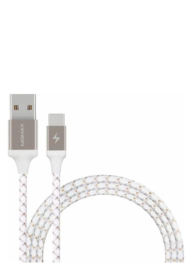 كابل MOMAX ZERO Type-C إلى USB بطول 1 متر - ذهبي-2