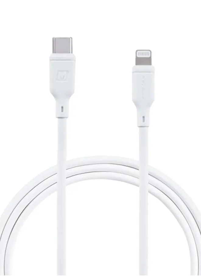 Momax Zero USB-C to Lightning 2m - White-1