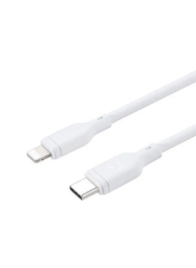 Momax Zero USB-C to Lightning 2m - White-2