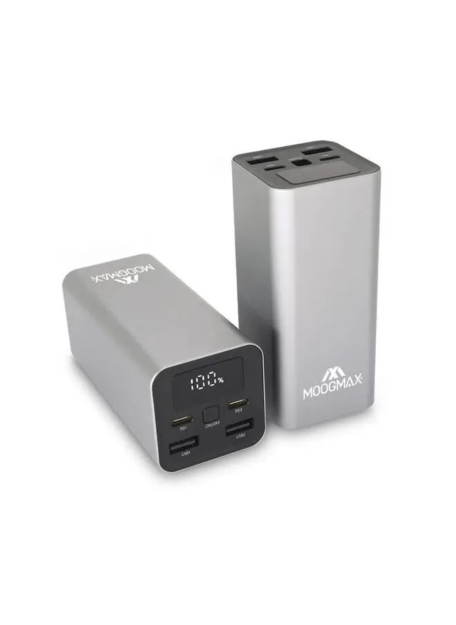 MOOGMax Power Pack 20000 mAh 65W with Digital Screen and 2 USB Ports-2