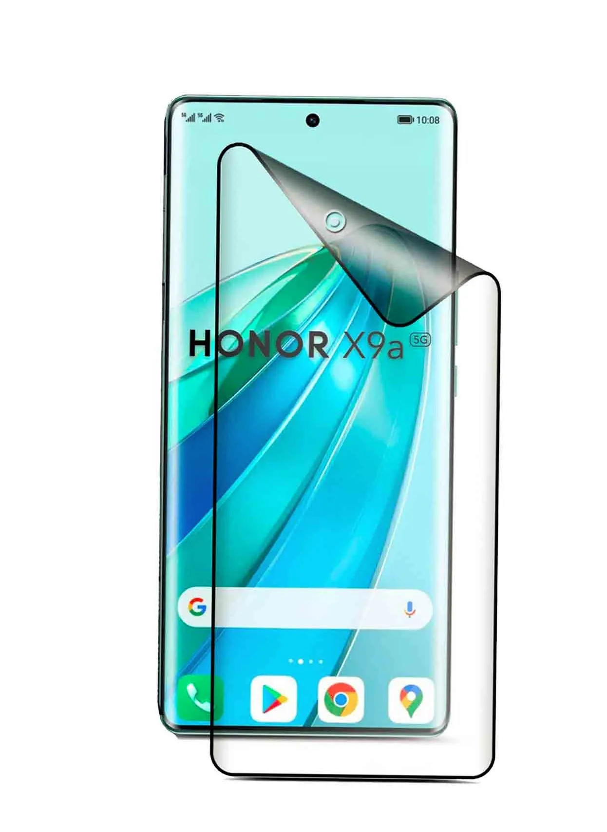 واقي شاشة مرن غير لامع ومضاد لبصمات الأصابع من نانو سيراميك لهاتف Honor X9a 5G 2023 / Honor 70 5G 2022 شفاف-2