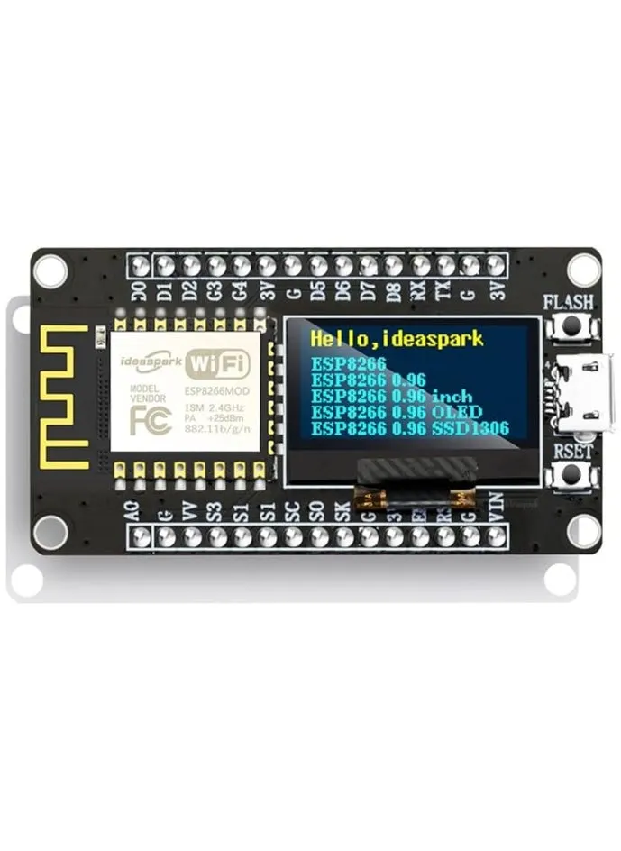 NodeMCU ESP8266 Development Board with 0.96 Inch OLED-1