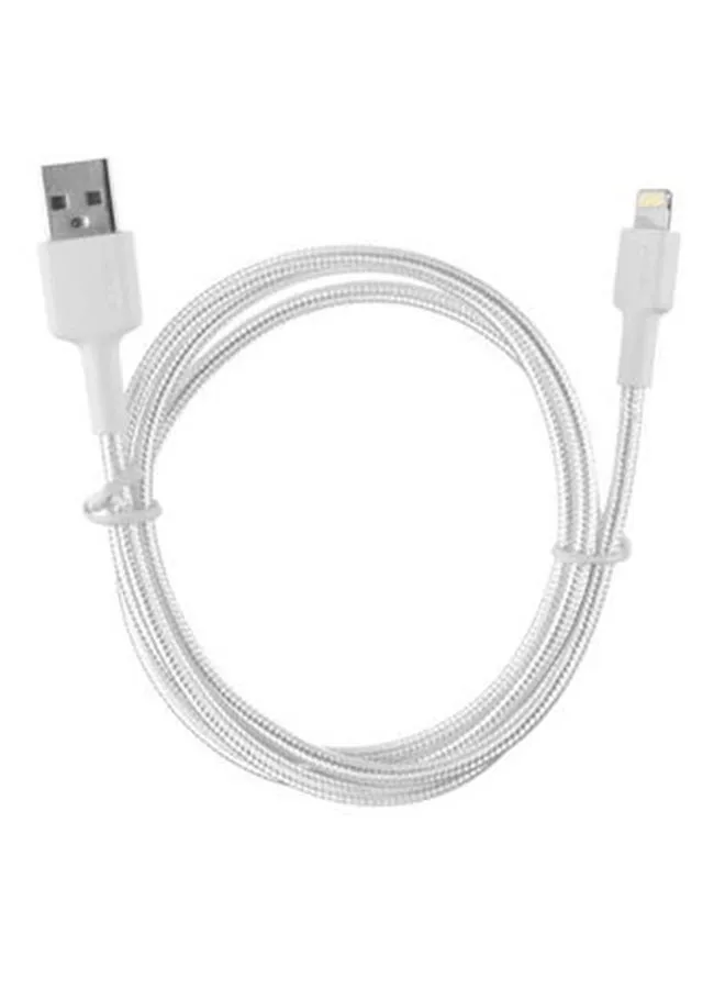 كابل بيانات USB A إلى Lightning مضفر من النايلون-2