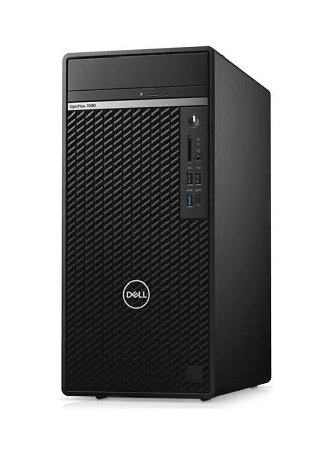 معالج Optiplex 7090 Core I7-10700/ذاكرة وصول عشوائي سعة 4 جيجابايت/محرك أقراص ثابتة سعة 1 تيرابايت مدمج/DOS (بدون نوافذ)/ إصدار عالمي أسود أسود-1