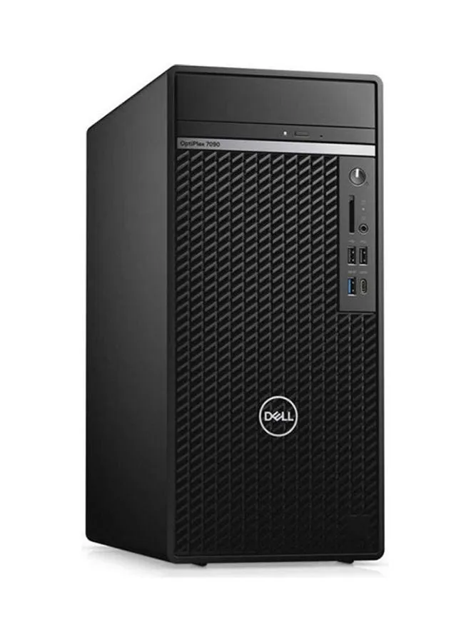 معالج Optiplex 7090 Core I7-10700/ذاكرة وصول عشوائي سعة 4 جيجابايت/محرك أقراص ثابتة سعة 1 تيرابايت مدمج/DOS (بدون نوافذ)/ إصدار عالمي أسود أسود-2