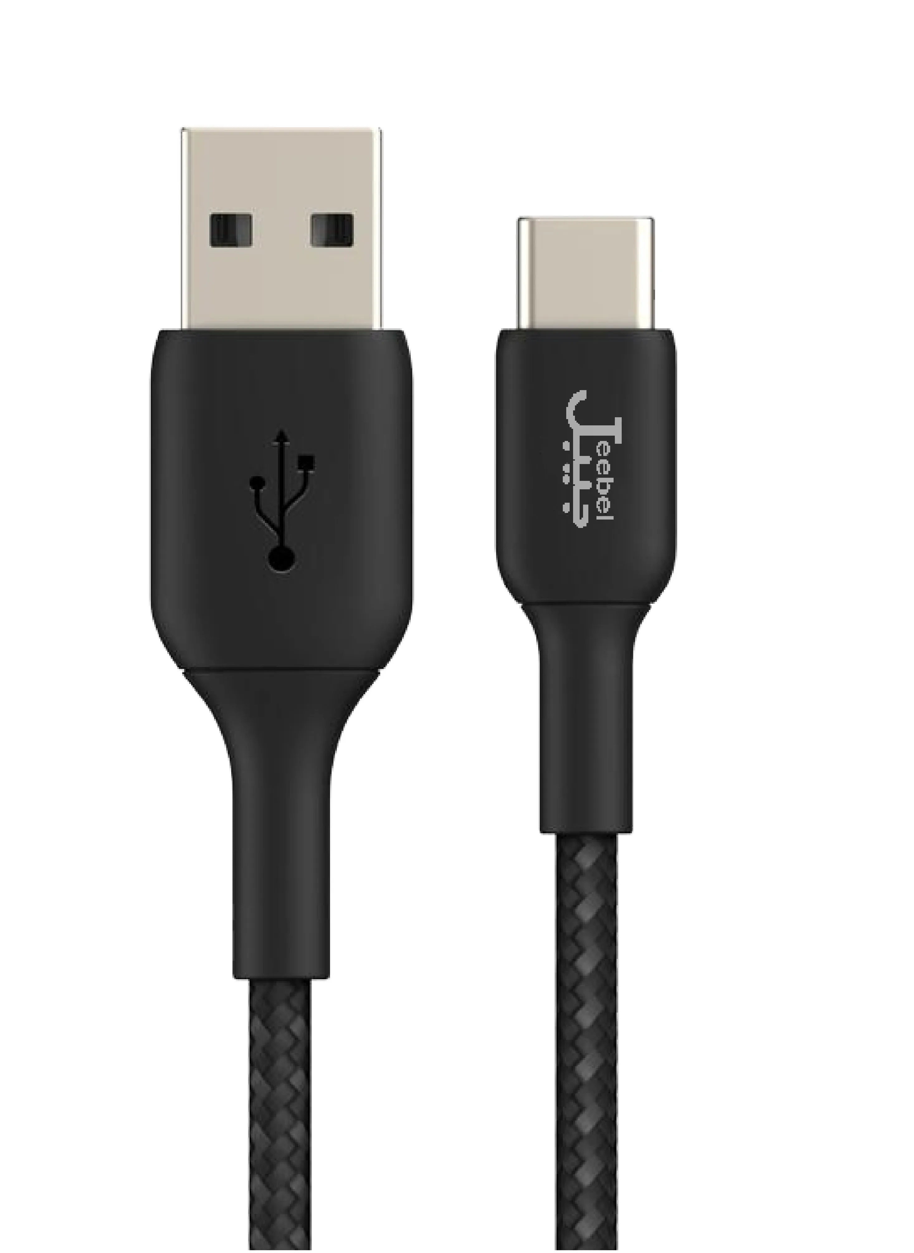 كابل قماش اصلي Tybe-C الى USB بطول 2 متر-1