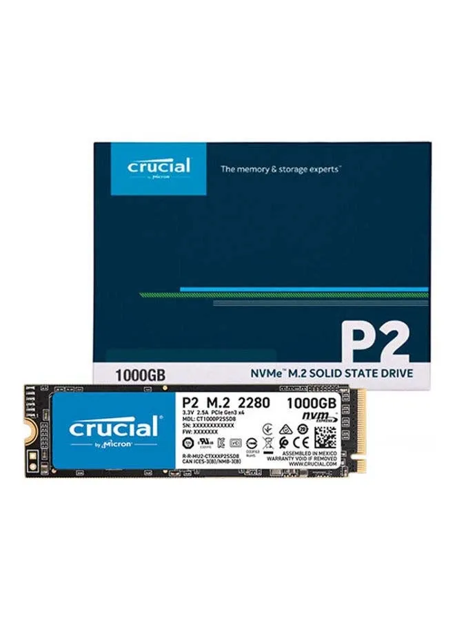 محرك أقراص SSD داخلي P2 M.2 NVMe سعة 1 تيرابايت PCI-Express 3.0 3D Nand a يورو M.2 SSD داخلي 1.0 TB-1