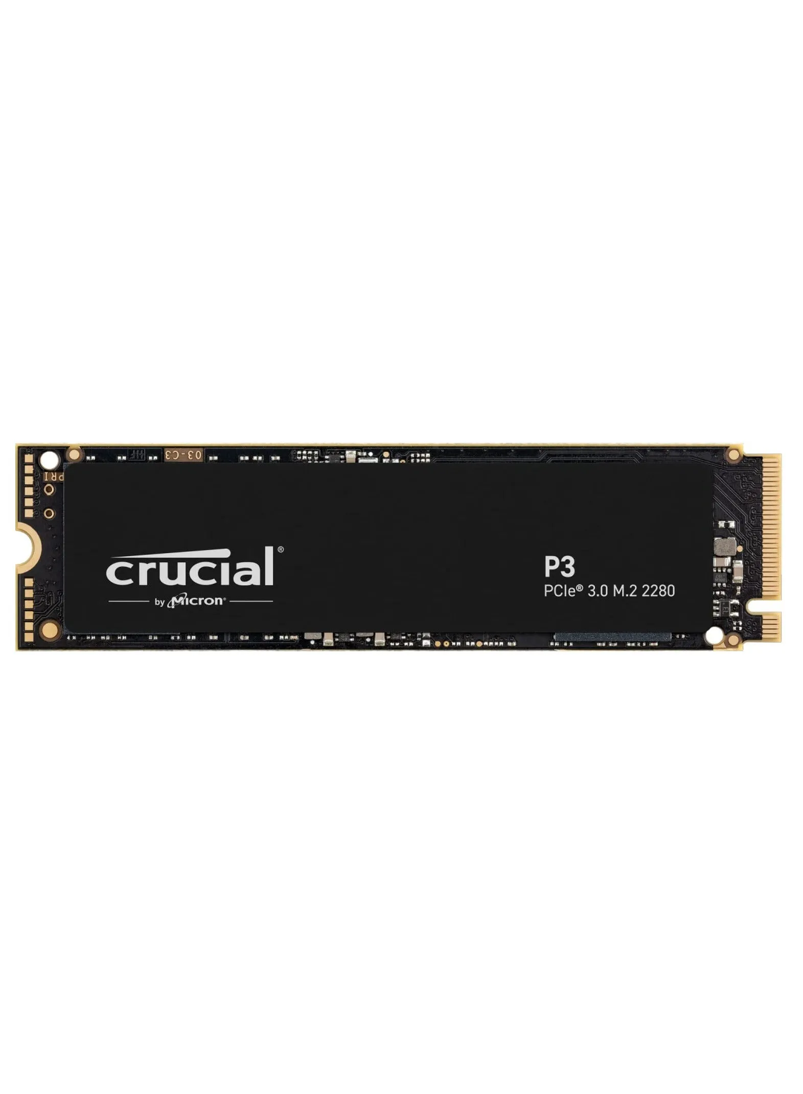 P3 1 تيرابايت CT1000P3SSD8 PCIe 3.0، 3D NAND، NVMe، M.2 SSD، حتى 3500 ميجابايت/ثانية، أسود 1 تيرابايت-1