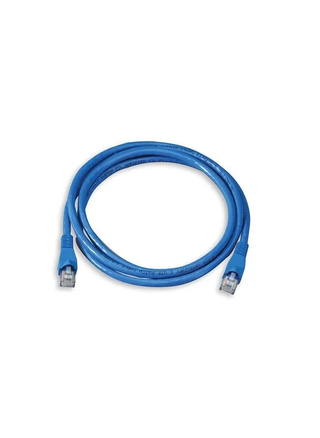 مجموعه من 4 كابل شبكة إيثرنت Cat6 RJ45 بطول 0.5 متر أزرق-2