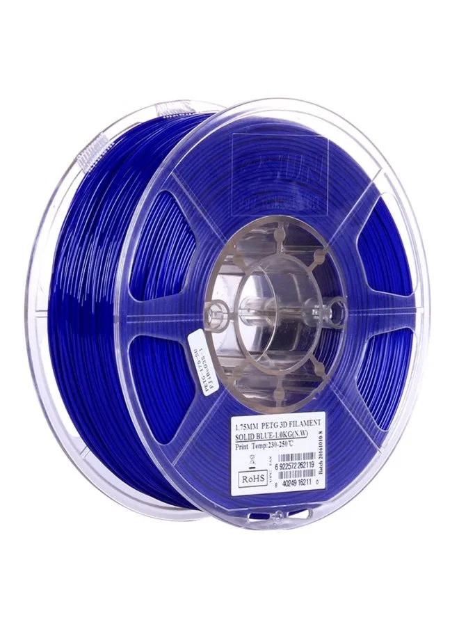 PETG 3D Printer Filament Solid Blue-1