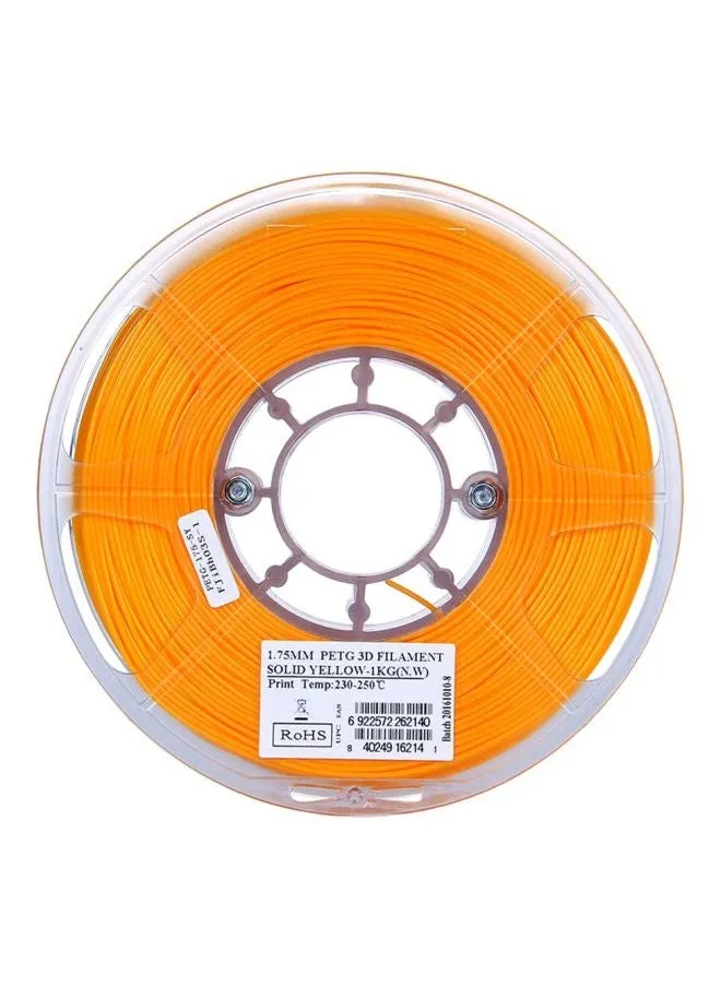 PETG 3D Printer Filament Solid Yellow-1