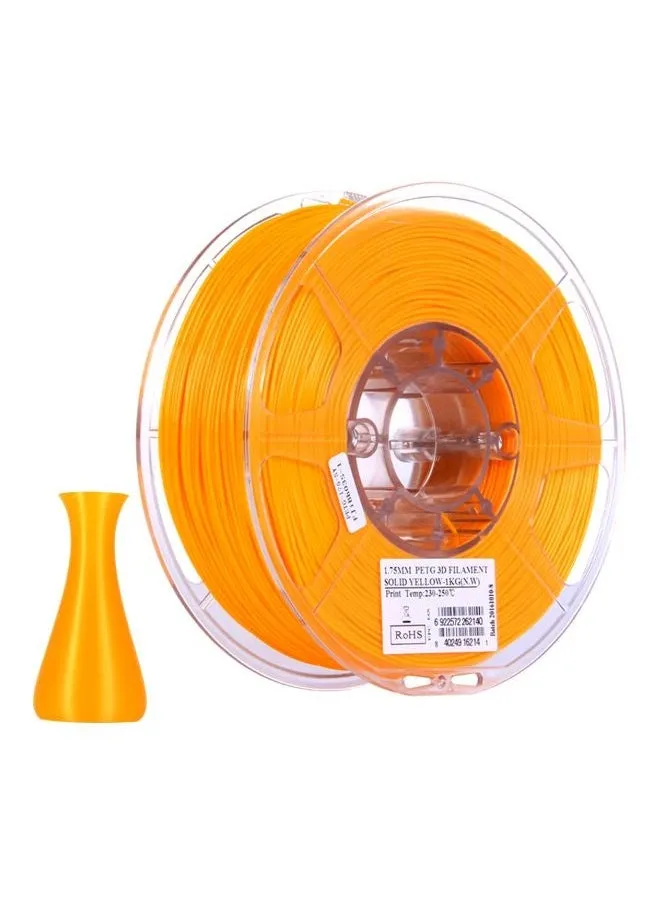 PETG 3D Printer Filament Solid Yellow-2