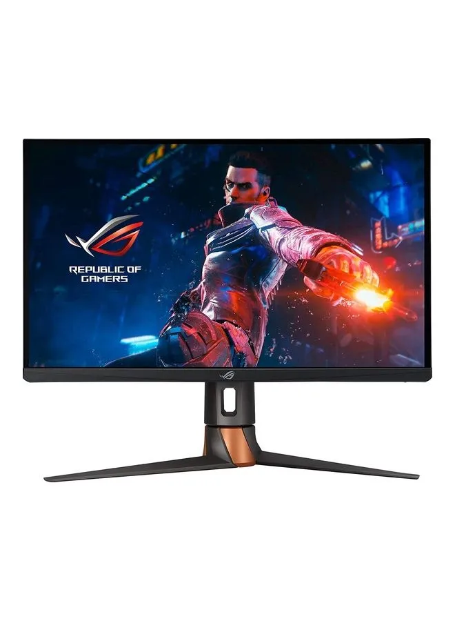 شاشة ألعاب PG27AQN Rog Swift 360 هرتز 27 بوصة 1440 بكسل HDR - Qhd 2560 x 1440، Fast Ips، 1Ms، G-Sync، العناية بالعين، Hdmi، Displayport، USB، تصميم مريح، قابل للتركيب على الحائط Vesa، HDR 10، Display Hdr 600-1