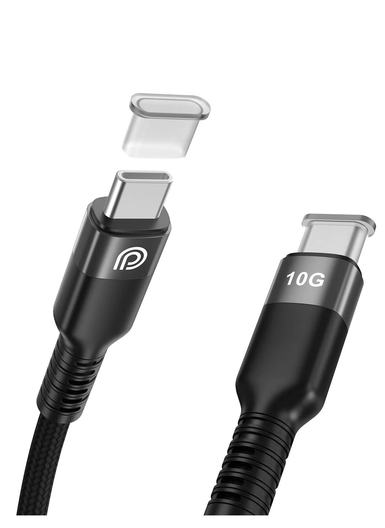 وصلة شحن ونقل داتا سي تو سي المتطور والفائق من فون بلانيت بتقنية USB 3.1 Gen 2 وتدعم ثاندربولت 3 وسرعة فائقة حتى 10 جيجابت/ث وبقدرة 100 واط-1