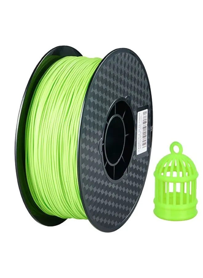 PLA 3D Printer Filament Light Green/Black-2