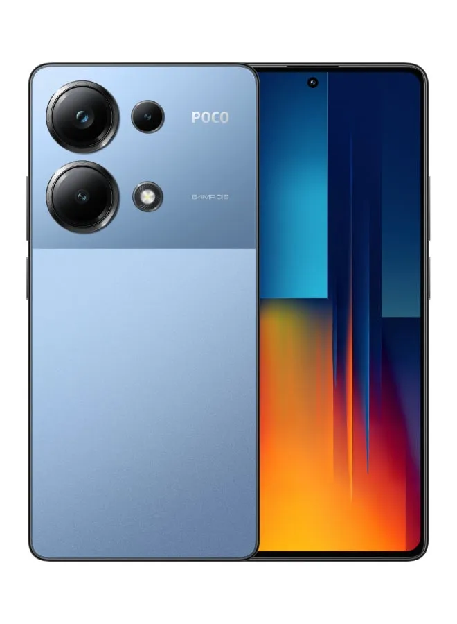 POCO M6 Pro ثنائي الشريحة، أزرق، 8 جيجابايت رام، 256 جيجابايت، 4G - الإصدار العالمي-1