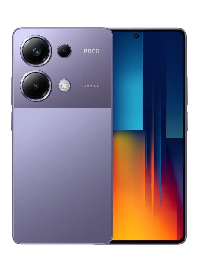 POCO M6 Pro ثنائي الشريحة، أرجواني، 8 جيجابايت رام، 256 جيجابايت، 4G - الإصدار العالمي-1