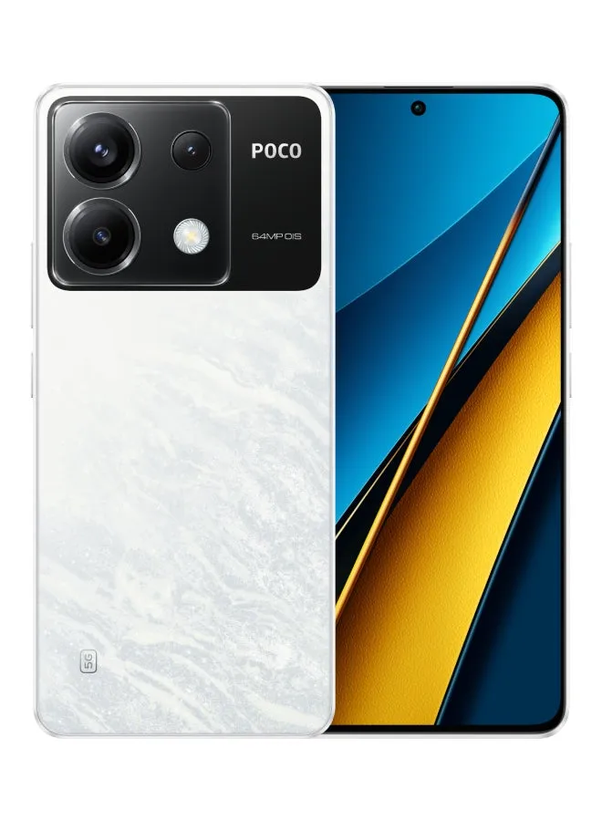 POCO X6 5G أبيض، 12 جيجابايت رام، 256 جيجابايت - الإصدار العالمي-1