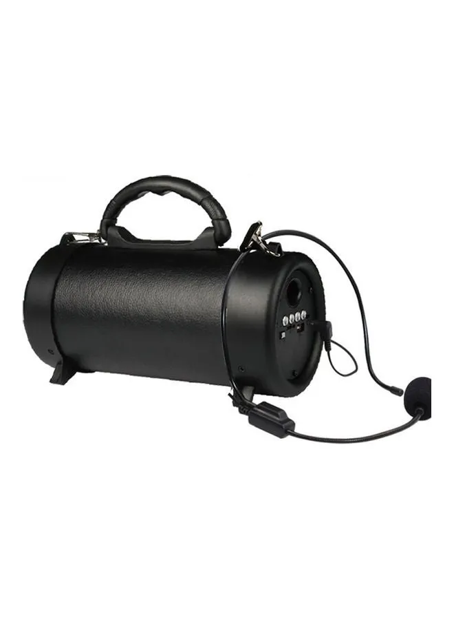 Portable Bluetooth Speaker With Mic Black-1