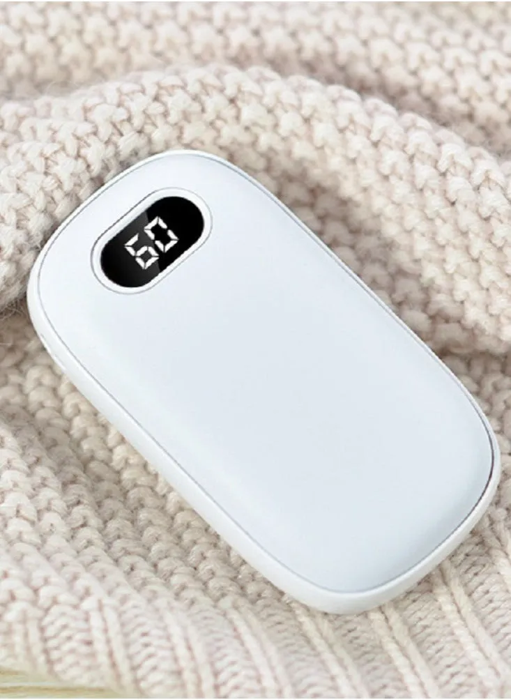 Portable Hangheld Warmer & USB Power Source,  2 in1 Hand Warmer with Digital Display Power Bank-2