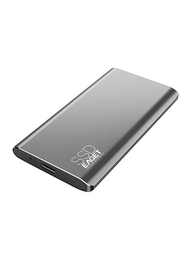 محرك أقراص SSD محمول بمنفذ Type-C USB 3.1 رمادي-1