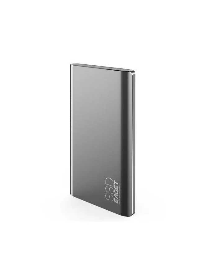 محرك أقراص SSD محمول بمنفذ Type-C USB 3.1 رمادي-2