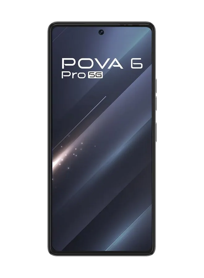 هاتف POVA 6 Pro 5G باللون الرمادي النيزكي وذاكرة الوصول العشوائي (RAM) بسعة 12 جيجابايت وسعة 256 جيجابايت - إصدار الشرق الأوسط-2