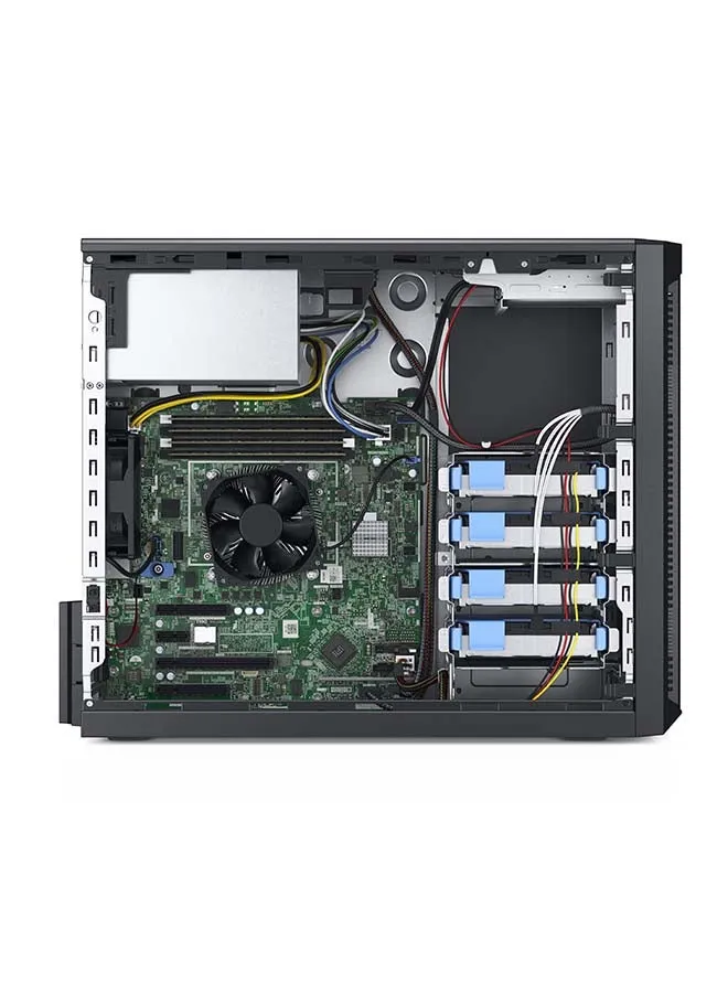 خادم PowerEdge T140 مزود بمعالج Intel Xeon E-2124 وذاكرة وصول عشوائي سعة 8 جيجابايت وDOS (بدون نظام التشغيل Windows) ومحرك أقراص ثابتة سعة 2 تيرابايت-2