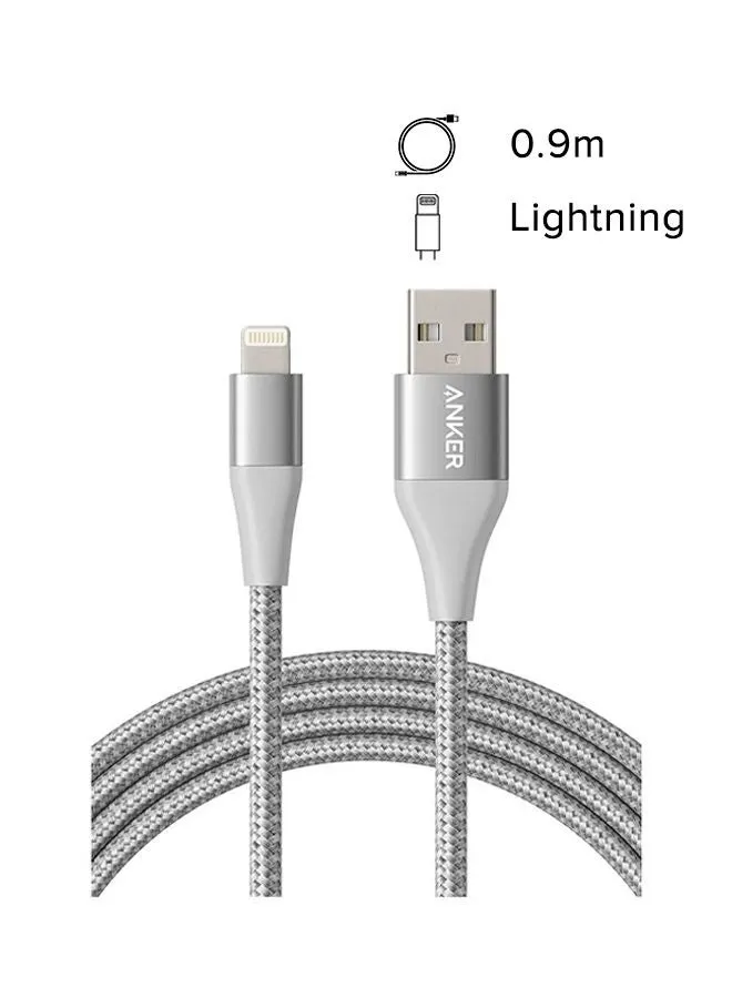 كابل باور لاين + II‏ Lightning بطول 3 أقدام للشحن ومزامنة البيانات-2