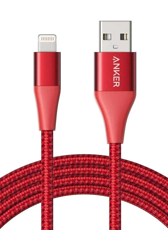 PowerLine Plus II Cable 6ft Red-1