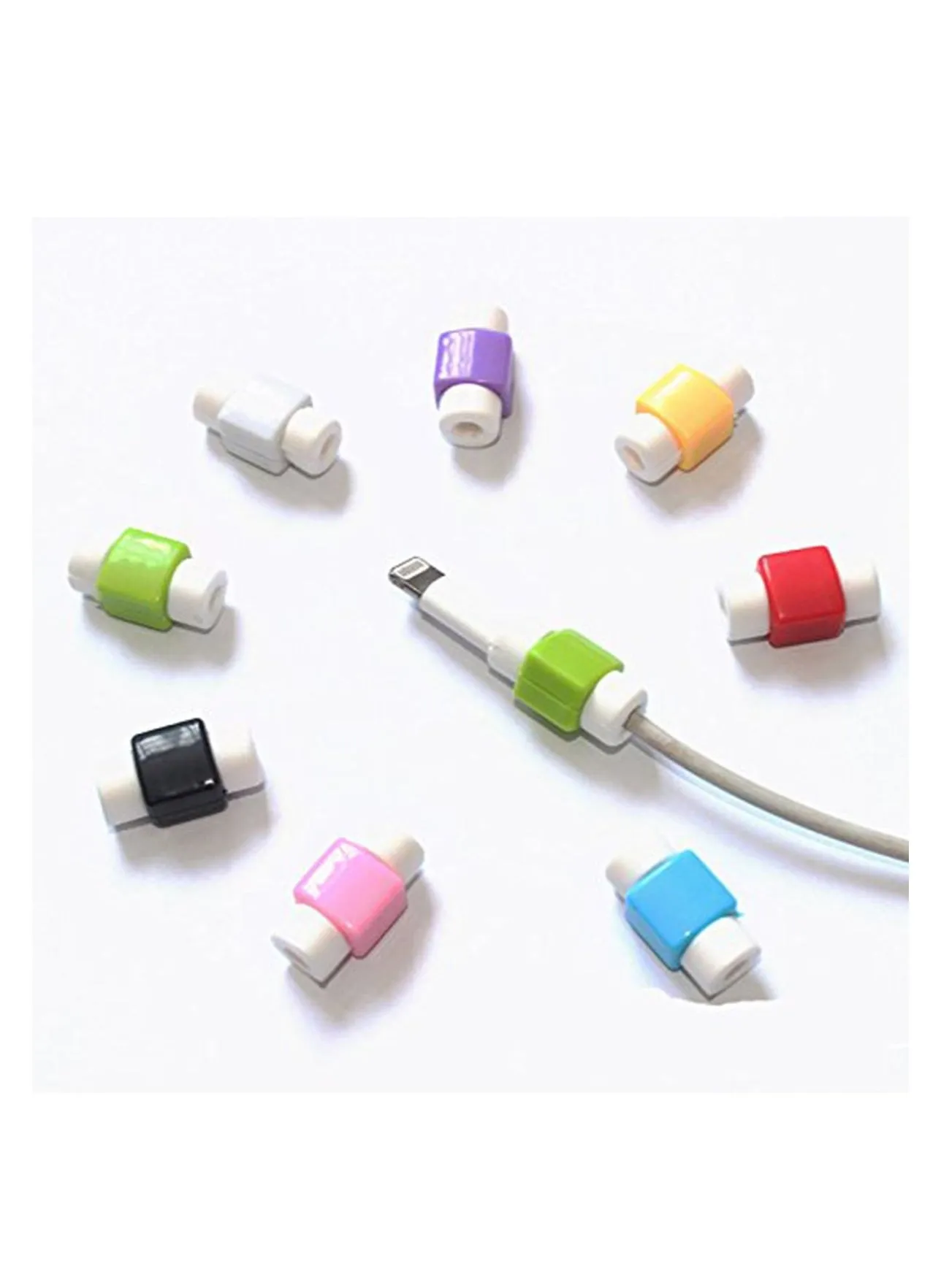 Practical Cute Cartoon USB Cable Protector Cover Cases For IPhone/Ipad Headset Charger Cord 10Pcs-1